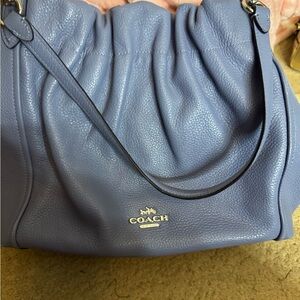 Coach Periwinkle Leather Shoulder Bag